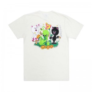 Beige Ripndip Friday Jr Shirts | USARW2653