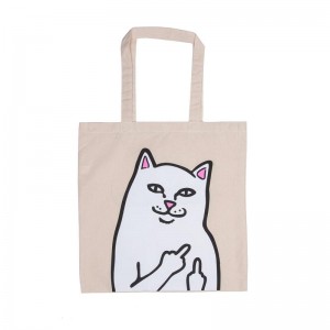 Beige Ripndip OG Lord Nermal Tote Bags | USAOR2369