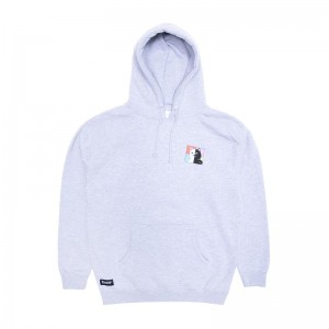 Grey Ripndip Rubix Hoodie | USAHK2414