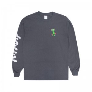 Grey Ripndip Space Gang Long Sleeve | USAUT2579