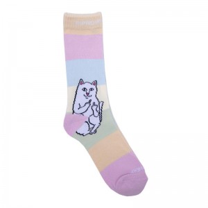 Multicolor Ripndip Lord Nermal Mid City Socks | USAYU2320