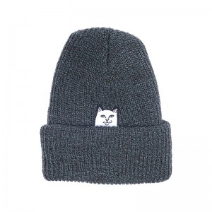 Multicolor Ripndip Lord Nermal Patch Beanie | USAWY2921