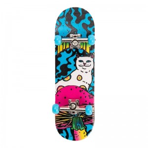 Multicolor Ripndip Psychedelic Mini Skateboard | USASO2297