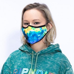 Multicolor Ripndip Tie Dye Ventilator Mask Accessories | USADN2038
